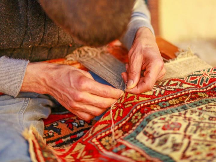 Restauration de tapis persan Paris